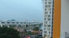 Cháy chung cư Parc Spring, nhiều khả năng là do chập điện