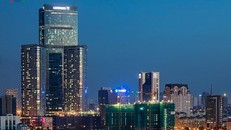 Toà nhà Keangnam, nơi xảy ra sự việc.