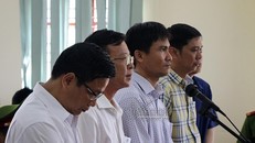 Các bị cáo tại tòa