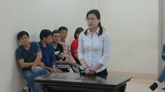 Bị cáo Vi tại phiên tòa sơ thẩm