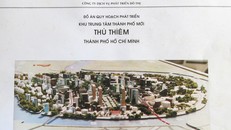 Trung tâm TP Thủ Thiêm trong quy hoạch tổng thể TP.HCM - Ảnh: TỰ TRUNG