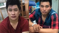 Hai đối tượng Tài và Phú tại Cơ quan CSĐT