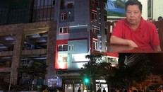 Khu nhà hàng, khách sạn nguy nga của “đại gia” Voòng tại khu đô thị Phú Lộc ( TP Lạng Sơn) (ảnh lớn), đối tượng Voòng tại cơ quan điều tra (ảnh nhỏ). Ảnh: Duy Chiến.