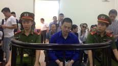 Cao Mạnh Hùng tại phiên xét xử sơ thẩm