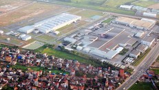 Nhà máy Honda ở Vĩnh Phúc, nơi đang bị người dân cho rằng gây ra ô nhiễm môi trường nghiêm trọng. Ảnh: Mapio.