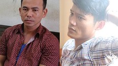 Hai đối tượng Ngạn và Thắng tại CQĐT.