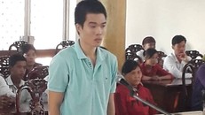 Bị cáo Đởi tại phiên toà