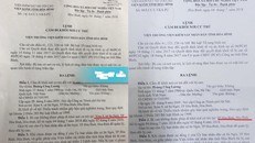 Lệnh cấm đi khỏi nơi cư trú đối với bác sĩ Hoàng Công Lương.