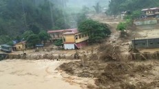 Mưa lũ gây thiệt hại nặng nề tại tỉnh Yên Bái. Ảnh: Lê Mạnh.