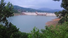 Thủy điện Sông Tranh 2 thuộc huyện Bắc Trà My - nơi xảy ra ba trận động đất liên tiếp. Ảnh: Đắc Thành.