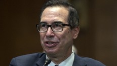 Bộ trưởng Tài chính Mỹ Steven Mnuchin tại Washington ngày 22/5