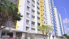 Chung cư Carina Plaza sau vụ cháy