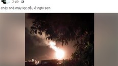 Clip phát trực tiếp trên mạng xã hội nhận được hàng nghìn lượt xem và chia sẻ. Ảnh cắt từ clip.