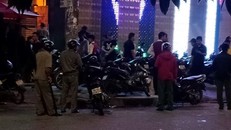 Công an khám nghiệm hiện trường, lấy lời khai nhân chứng