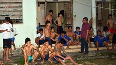 Học viên Trung tâm cai nghiện tỉnh Đồng Tháp sau vụ gây rối.