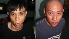 Đối tượng Trần Hoàng Nhật Hùng và Đàm Minh Quang.