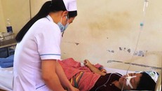 Trung đang được điều trị tại bệnh viện.