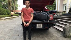 Đối tượng Lương Văn Dư khi bị bắt giữ.