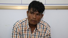 Thạch Đen tại cơ quan công an