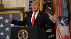 Tổng thống Trump phát biểu tại Nhà Trắng