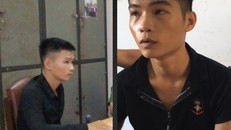 Đối tượng Bùi Văn Hiền và Bùi Văn An tại cơ quan công an