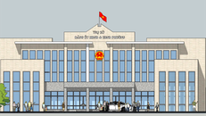 Một phương án kiến trúc trụ sở phường được đưa ra lấy ý kiến. Nguồn: HRAP.