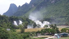 Thác Bản Giốc, nơi sẽ diễn ra Lễ hội du lịch Thác Bản Giốc lần thứ 2. Ảnh: Kim Thanh