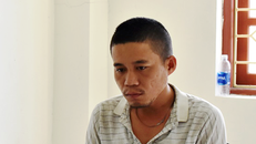 Đối tượng Nguyễn Văn Nam tại cơ quan Công an.