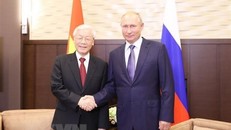 Tổng Bí thư Nguyễn Phú Trọng và Tổng thống Liên bang Nga Vladimir Putin