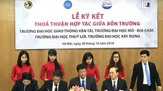 4 trường đại học ký thỏa thuận hợp tác