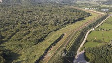 Quang cảnh khu phi quân sự hóa (DMZ) ở biên giới hai miền Triều Tiên