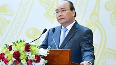 Thủ tướng Nguyễn Xuân Phúc phát biểu tại hội nghị Thượng đỉnh P4G