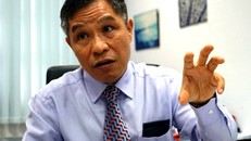 Ông Lê Nguyễn Minh Quang tại trụ sở Ban quản lý đường sắt đô thị TP HCM, đường Lê Quý Đôn, quận 3, sáng 26/12