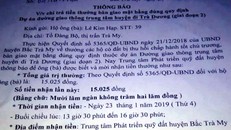 Thông báo được đăng tải lên Facebook gây xôn xao dư luận.