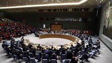 Toàn cảnh một cuộc họp Hội đồng Bảo an Liên hợp quốc ở New York, Mỹ. (Ảnh: THX/TTXVN)