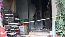 Hiện trường nơi xảy ra vụ hoả hoạn làm hai người thương vong ở quận Hai Bà Trưng, Hà Nội