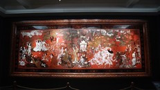 Bức tranh đang được trưng bày tại Bảo tàng Mỹ thuật TP. Hồ Chí Minh