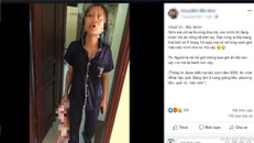 Hình ảnh người phụ nữ trẻ tuổi tóm áo cháu bé sơ sinh rồi xách lên như món đồ sau khi được đăng tải lên mạng xã hội đã gây ra sự phẫn nộ lớn trong dư luận. (Ảnh chụp lại màn hình)