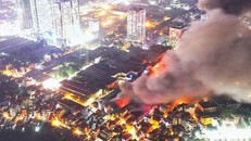 2/5 điểm gần vụ cháy Cty Rạng Đông có thông số lưu huỳnh điôxit vượt ngưỡng