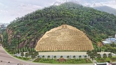 Phối cảnh bức phù điêu.