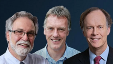 Từ trái, các nhà khoa học Gregg Semenza, Peter Ratcliffe và William Kaelin. Ảnh: Nobel Prize