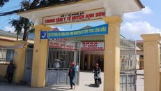  Trung tâm y tế huyện Anh Sơn, nơi xảy ra sựu việc