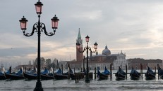 Thành Venice đang đứng trước những thách thức sinh tồn Ảnh: AFP