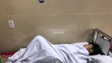 Cháu Khanh đang điều trị tại BV Hữu nghị Việt Tiệp 