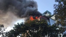 Hiện trường nơi xảy ra vụ cháy