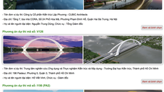 Hai trong số ba bài thi lọt vào vòng chung khảo lần 3 của Cuộc thi thiết kế cầu vượt sông Hương bị chê là kém ấn tượng 