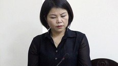 Bị cáo Nguyễn Thị Vững bị khởi tố khi Công an Hà Nội rút hồ sơ lên điều tra. Ảnh: N.H.