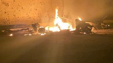 Hiện trường vụ sát hại tướng Iran. Ảnh: Newsweek.