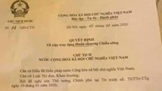 Ba chiến sỹ hy sinh ở Đồng Tâm được truy tặng huân chương Chiến công hạng nhất 