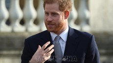 Hoàng tử Harry tại một sự kiện ở London, Anh ngày 16/1/2020. Ảnh: AFP/TTXVN